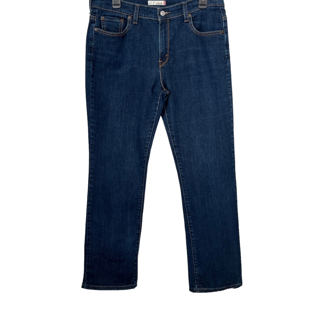 Levi’s 505 Straight Leg Dark Wash Jeans Size 12 Short